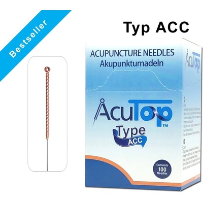 ACU TOP Akupunkturní jehly Typ ACC 0,18 x 13 mm