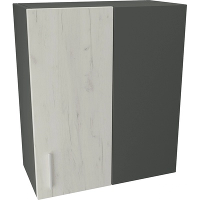 DST Кухненски модул MK-19 dst, 700/600/300, антрацид и бял дъб