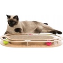 Trixie Škrabací kartón v drevenom ráme s catnipom a hračkami, 45x4x25cm