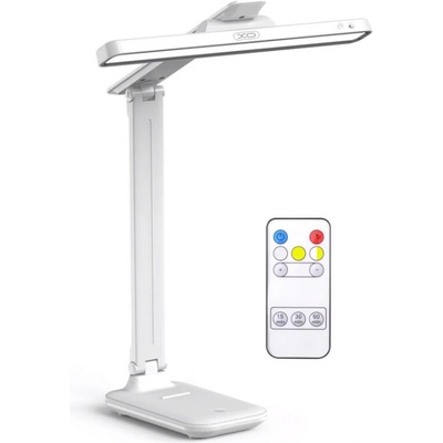 XO Led Лампа xo oz07 с бежично зареждане, До 36 часа работа, Дистанционно, Бяла (oz07)