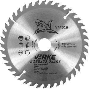 VERKE Режещ диск с твърдосплавни пластини 150x22, 2мм 40T 66334 (V44016)