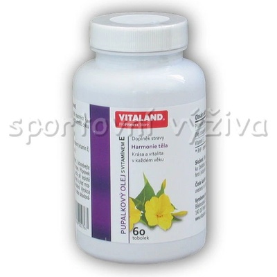 Vitaland Pupalkový olej s Vitamínem E 60 tablet