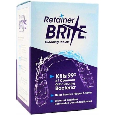 Retainer Brite Čisticí tablety na rovnátka 96 ks – Zboží Dáma
