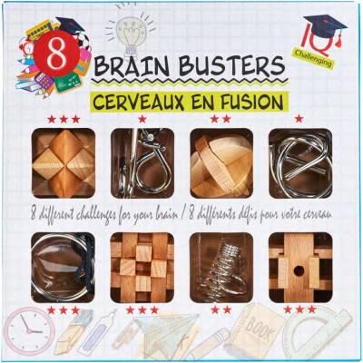 Eureka Комплект от 8 пъзела Eureka! Brain Busters
