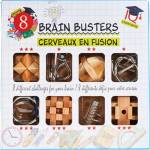 Eureka Комплект от 8 пъзела Eureka! Brain Busters