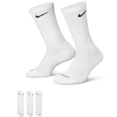 Чорапи Nike Everyday Plus Cushioned Training Crew Socks 3P - Бял