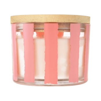 SOLVENT Import dod. PL Q Home свещ Peppermint Swirl Pink 312 г