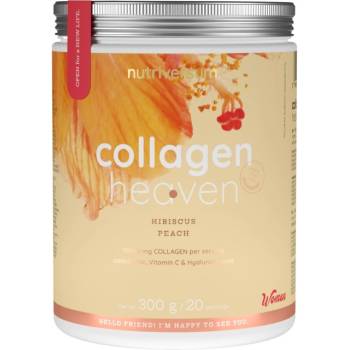 Nutriversum Collagen Heaven | added Zinc, Vitamin C and Hyaluronic Acid [300 грама] Хибискус с праскова