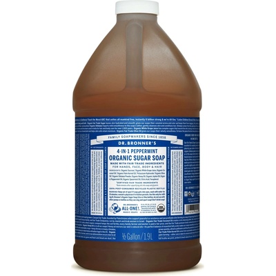 Dr. Bronner's mátové cukrové mýdlo 1,9 l