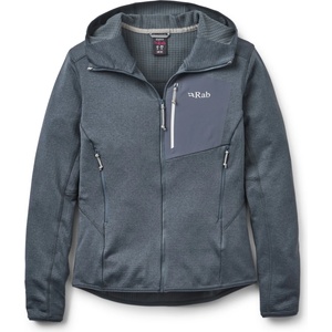 Rab Дамско поларено яке Rab Women's Ascendor Hoody Fleece jacket - Steel - размер 36 (EU) (105-7154-0311)