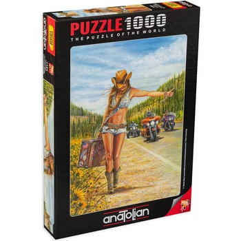Anatolian Пъзел Anatolian от 1000 части - Жена в Америка (P1124)