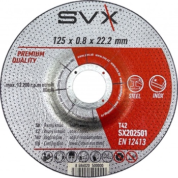 SVXtools Řezný kotouč 125 x 0,8 mm 1150822