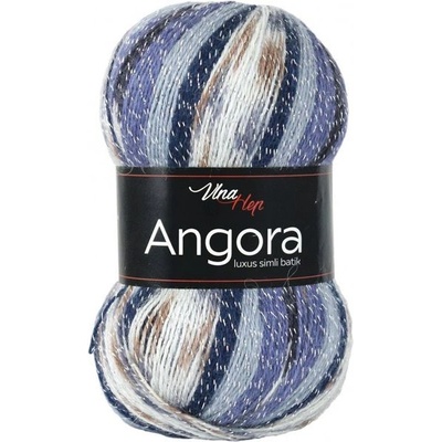 Příze Angora Luxus Simli Batik 5729