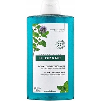 Klorane Aquatic Mint šampón 400 ml