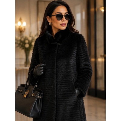 Max Original Leather Kabát z pravej norky 779L black