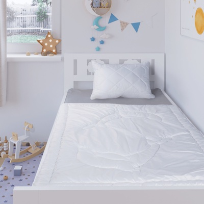 Kvalitex Celoroční přikrývka bílá 90x135