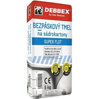 Den Braven Tmel na sadrokartón bez použitia pásky SUPER FLOT 5 kg biely