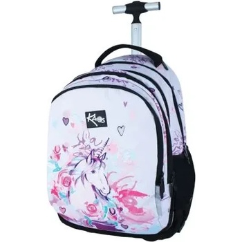 Kaos Ученическа раница 2в1 с колела kaos cream