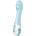 Satisfyer Air Pump Vibrator 5 - с управление чрез приложение (син)