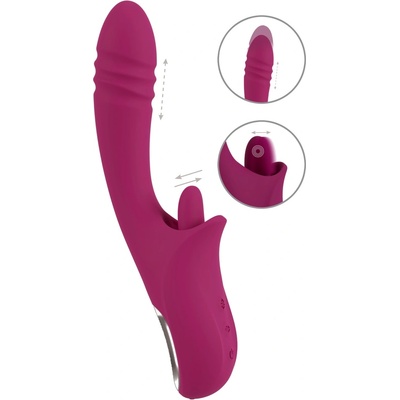 Javida Licking & Thrusting Vibrator Purple