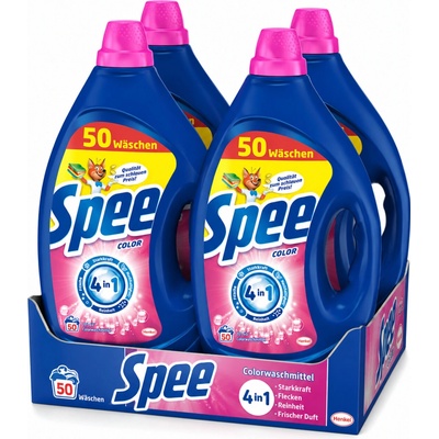 Spee prací gel Color 4v1 na barevné prádlo 4 x 50 PD