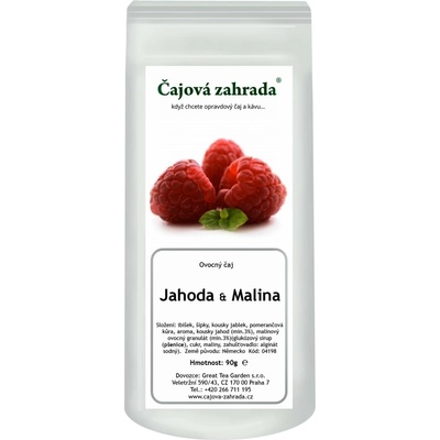Čajová zahrada Malina & Jahoda ovocný čaj 0,5 kg