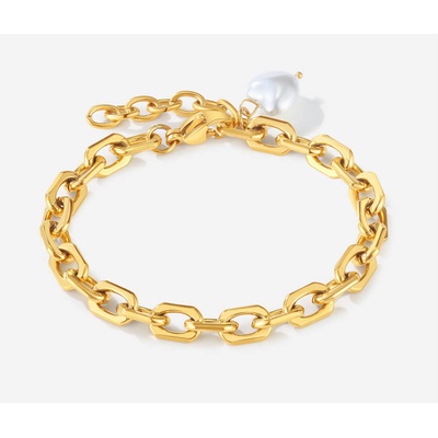 Steel Edge náramek z chirurgické oceli SEGS1323 zlatá