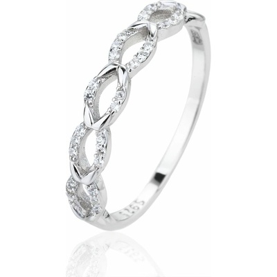 JVD Prsten SVLR1306XJ6BI stříbrný