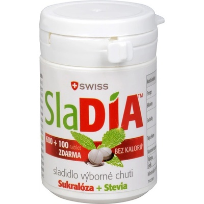 SlaDIA sladidlo Sukralóza sladidlo zo Stevie 700 tbl