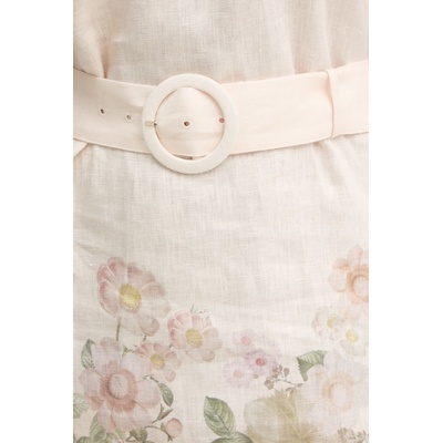 TWINSET лятна рокля ленена (261TT2571)