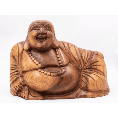 Milujeme Kameny Buddha - dřevěná socha Feng shui BUD26
