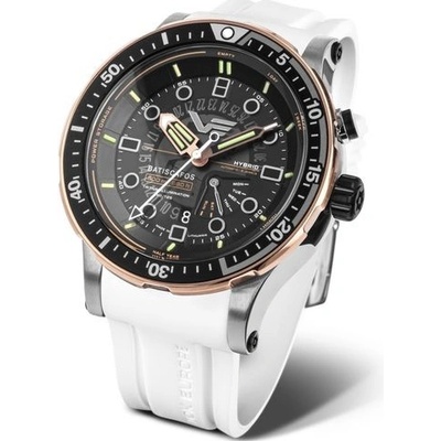 Vostok Europe PX84/511E769 Bílý silikonový řemínek