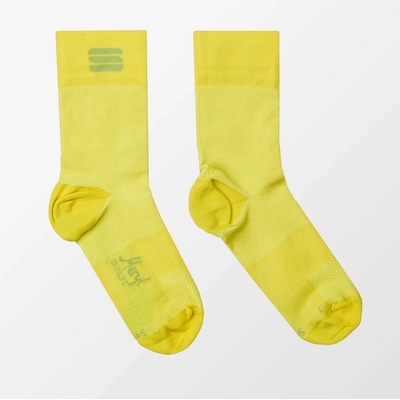 Sportful letné cyklistické ponožky Matchy dámske žlté