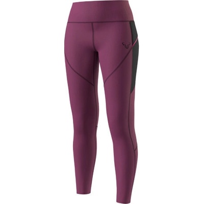 Dámske bežecké legíny Dynafit WARM ULTRA TIGHTS - tmavo ružová