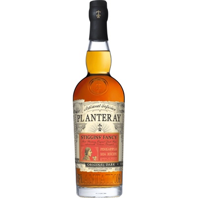 Planteray Stiggins' Fancy Original Dark Pineapple 40% 0,7 L (čistá fľaša)