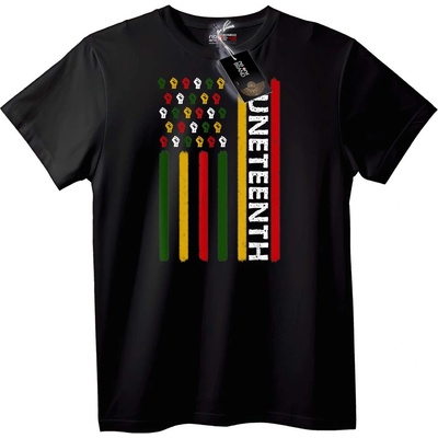 NOONEBRAND Тениска Juneteenth с пан-африкански флаг - 2XL, White