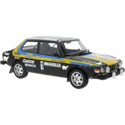 Saab 99 EMS 1 Eklund/Cederberg Swedish Rally 1977Model Car Group 1:18