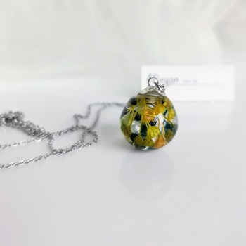 Meganflo Пъстър лимониум - малък медальон сфера