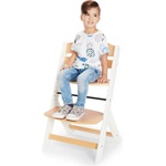 KinderKraft Детско столче за хранене 2в1, дървено/сиви крака KinderKraft ENOCK