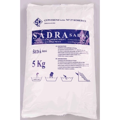 Sádra sivá 5kg GYPSTREND