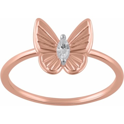 Eppi Zlatý prsten s diamantem Rachel R49548