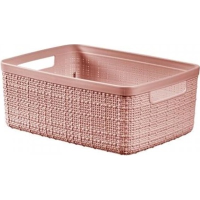 Curver JUTE 255192 Úložný košík 5 l ružový