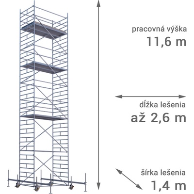 RUX MOBILO 1400 11,6 m 260 cm