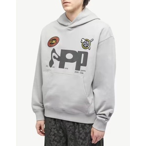PUMA x Perks And Mini Unisex Graphic Hoodie Grey - magazinko