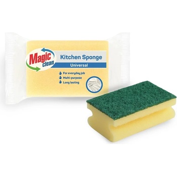 Image 1 of Convoy World Домакинска кухненска гъба с канал и абразивна част Magic Clean (HSSF367)