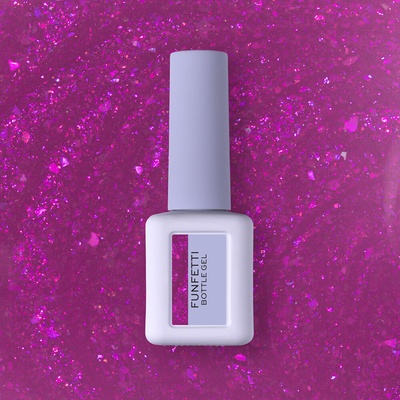 Ruscona Bottle gel na nehty Funfetti 12 ml
