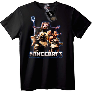 NOONEBRAND Тениска Ужас от Minecraft - XL, Black