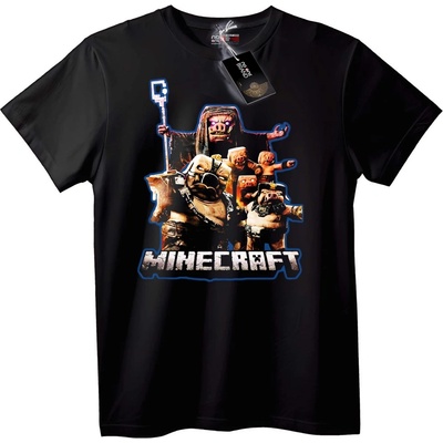NOONEBRAND Тениска Ужас от Minecraft - XL, Black