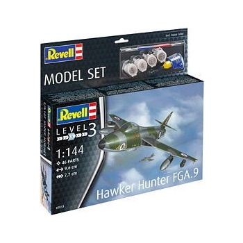 Revell Hawker Hunter FGA.9 ModelSet letadlo 63833 1:72