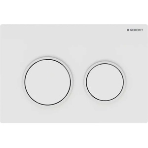 Geberit Omega20 - Бутон за казанче, бял 115.085. 11.1 (115.085.11.1)